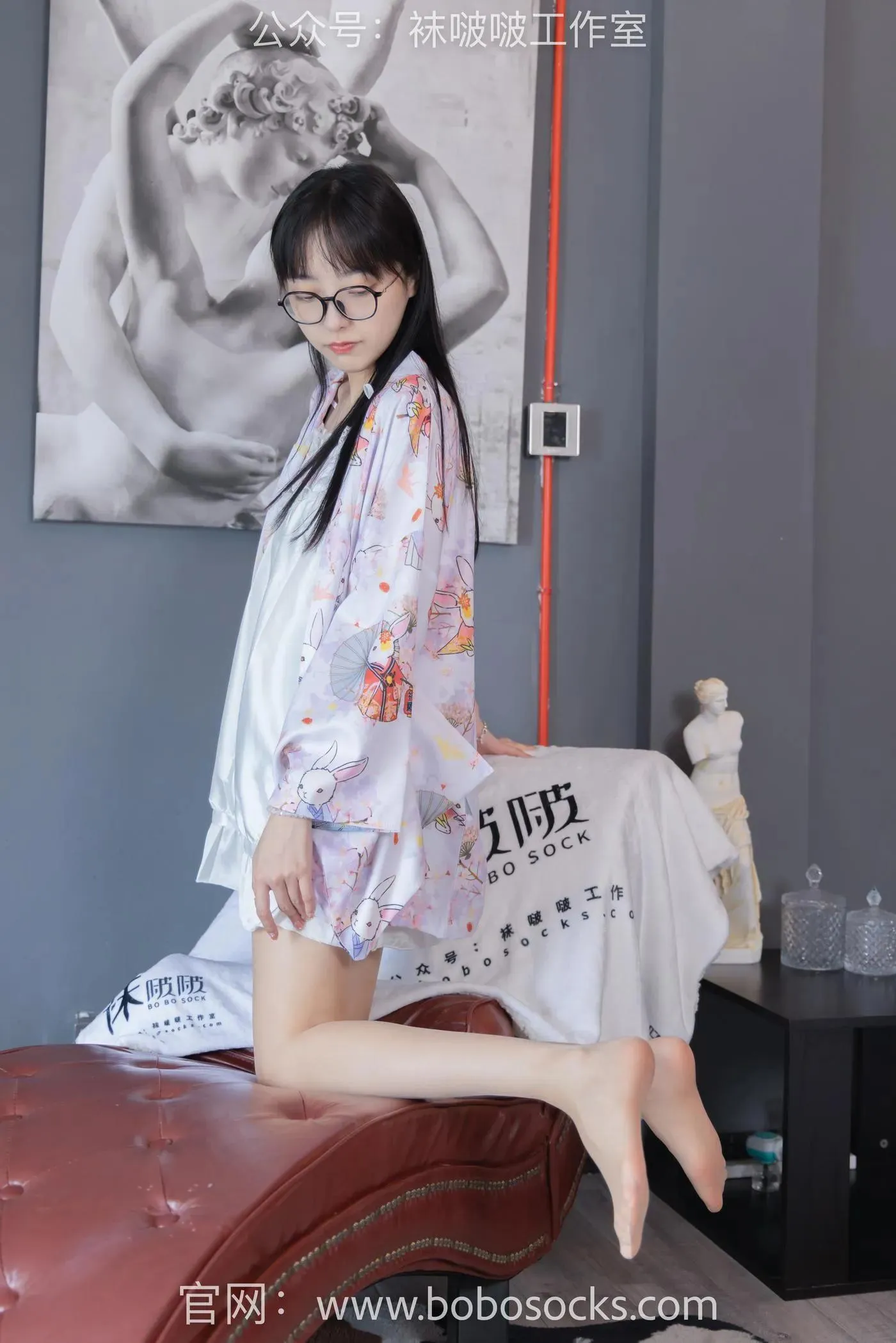 [BoBoSocks袜啵啵]NO.112 稚予-人字拖、肉丝 [140P]插图4